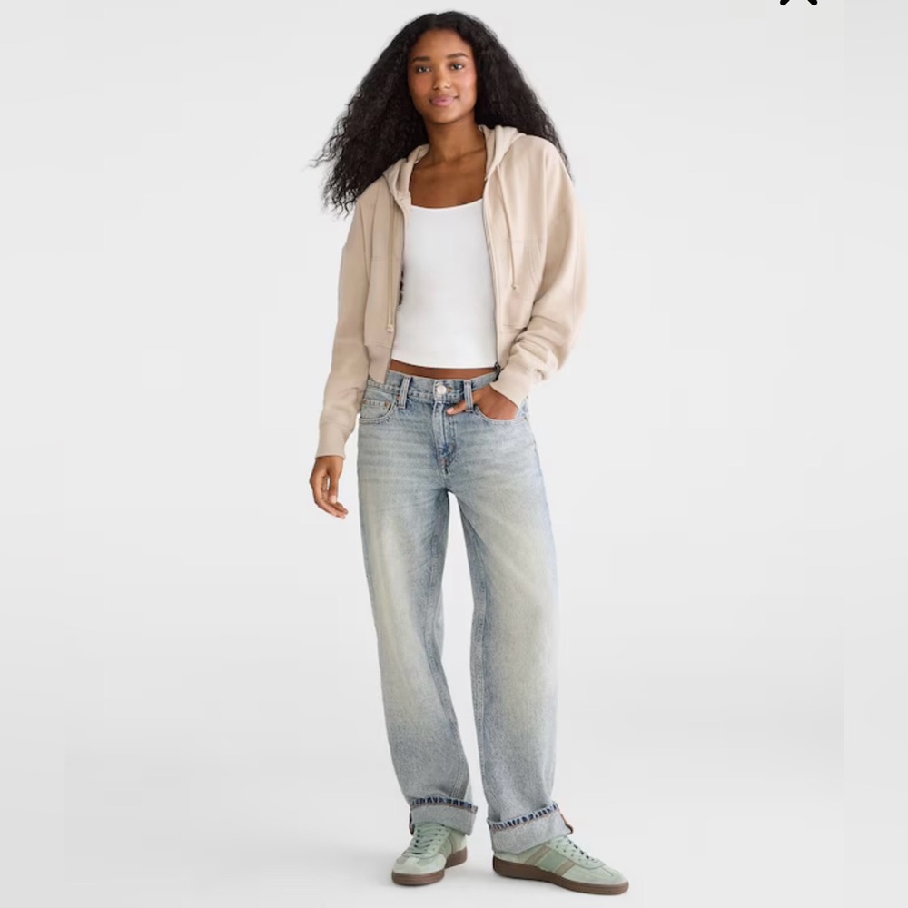 Aeropostale Low Rise Baggy Jeans sz 2S